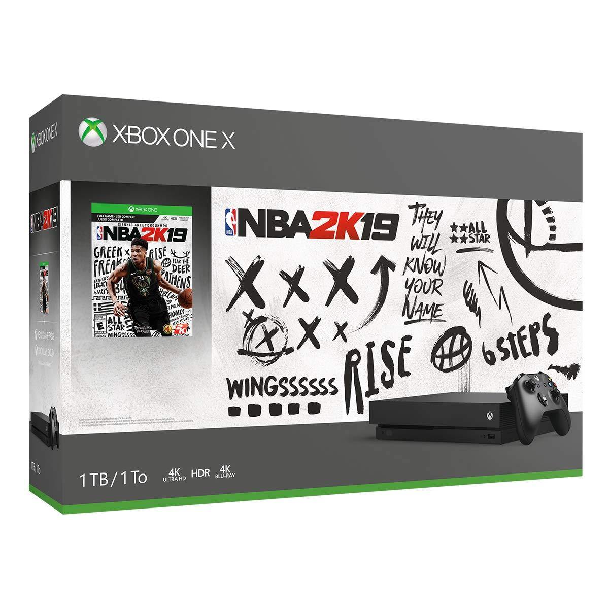 Xbox One X 1TB Console - NBA 2K19 Bundle (Discontinued) - JOY2ESpree