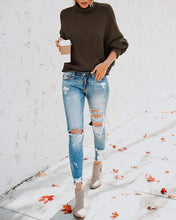 
                        
                          画像をギャラリービューアに読み込む, Saodimallsu Womens Turtleneck Oversized Sweaters Batwing Long Sleeve Pullover Loose Chunky Knit Jumper - JOY2ESpree
                        
                      