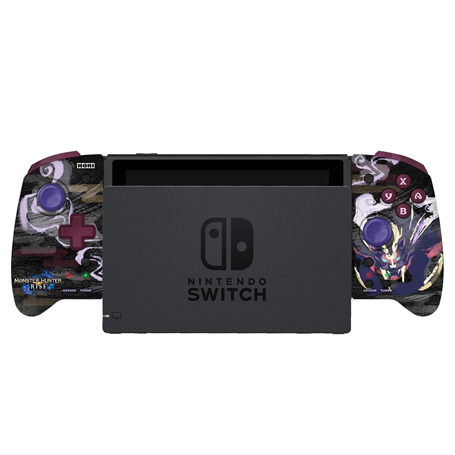 Hori Nintendo Switch Split Pad Pro (Black) Ergonomic Controller for Handheld Mode - Officially Licensed By Nintendo - Nintendo Switch - JOY2ESpree