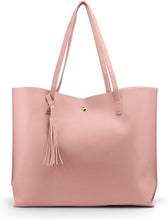 
                        
                          Cargar imagen en el visor de la galería, Oct17 Women Large Tote Bag - Tassels Faux Leather Shoulder Handbags, Fashion Ladies Purses Satchel Messenger Bags
                        
                      