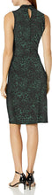 
                        
                          Muat gambar ke penampil Galeri, Amazon Brand - Lark &amp; Ro Women's Sleeveless Crossover Twist Neck Faux Wrap Dress
                        
                      