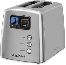 
                        
                          Muat gambar ke penampil Galeri, Cuisinart Touch to Toast Leverless toaster, 4-Slice, Brushed Stainless Steel - JOY2ESpree
                        
                      