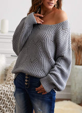 
                        
                          Muat gambar ke penampil Galeri, Dokotoo Womens Cute Soft Crewneck Long Sleeve Hollow Cable Knit Pullover Sweaters
                        
                      