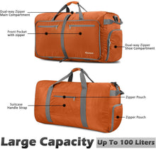 
                        
                          画像をギャラリービューアに読み込む, Gonex 150L Travel Duffel Bag Foldable Extra Large Duffle Bag XL Heavy Duty for Men Women for Luggage Shopping Gray
                        
                      