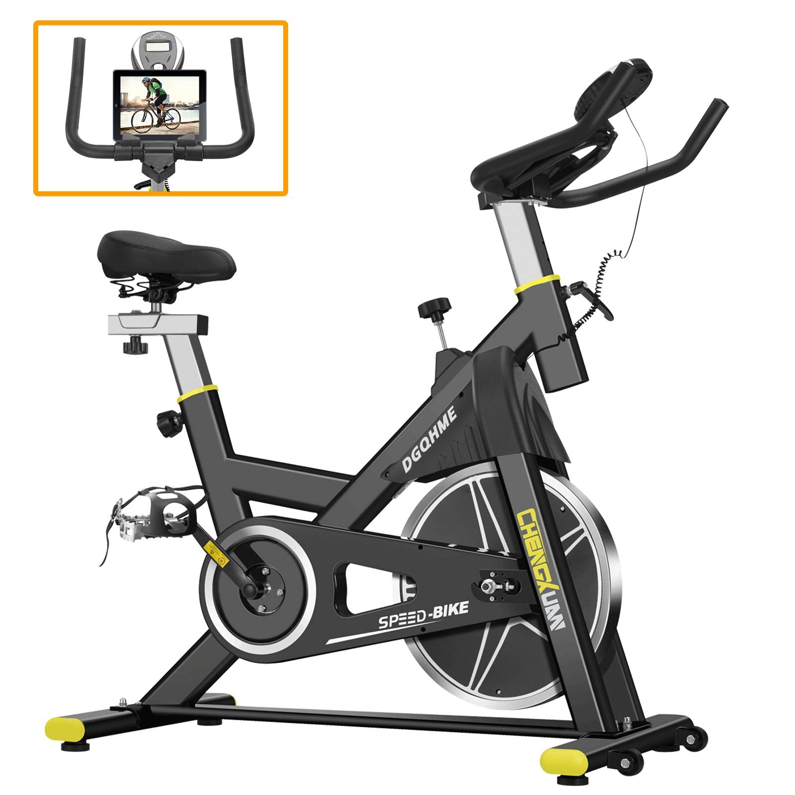 Stationary Comfortable Seat Monitor Holder Cushion LCD Monitor for Gym Home Cardio Workout Bike - JOY2ESpree