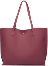 
                        
                          將圖片載入圖庫檢視器 Women's Soft Faux Leather Tote Shoulder Bag from Dreubea, Big Capacity Tassel Handbag
                        
                      