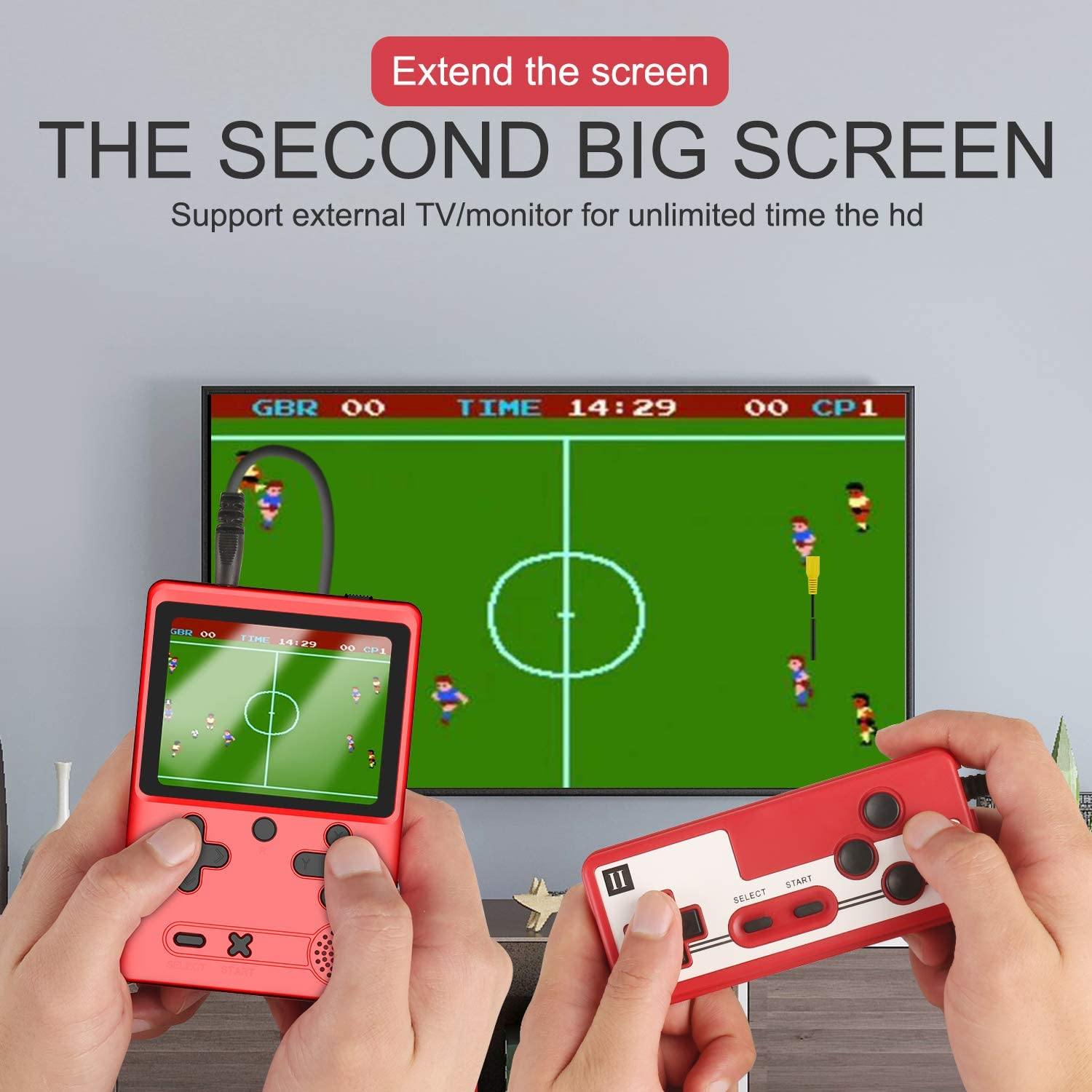 Sorlakar Retro Game Console, AV Output NES Console with Built-in 620 Classic Video Games and 2 Controllers Plug and Play for Kids and Adults (A) - JOY2ESpree