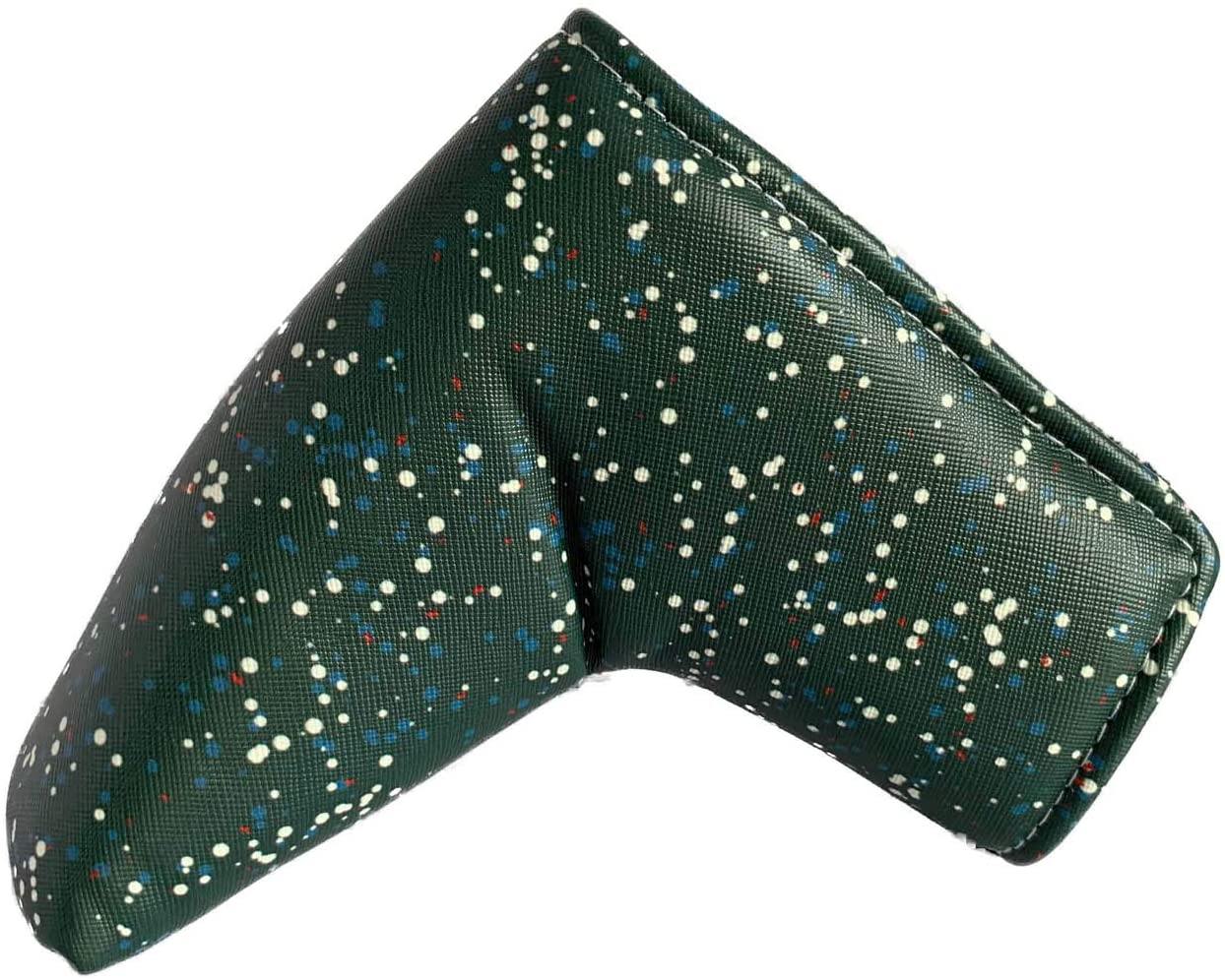 Yopral Golf Blade Putter Cover Green Headcover for Golf Clubs - JOY2ESpree