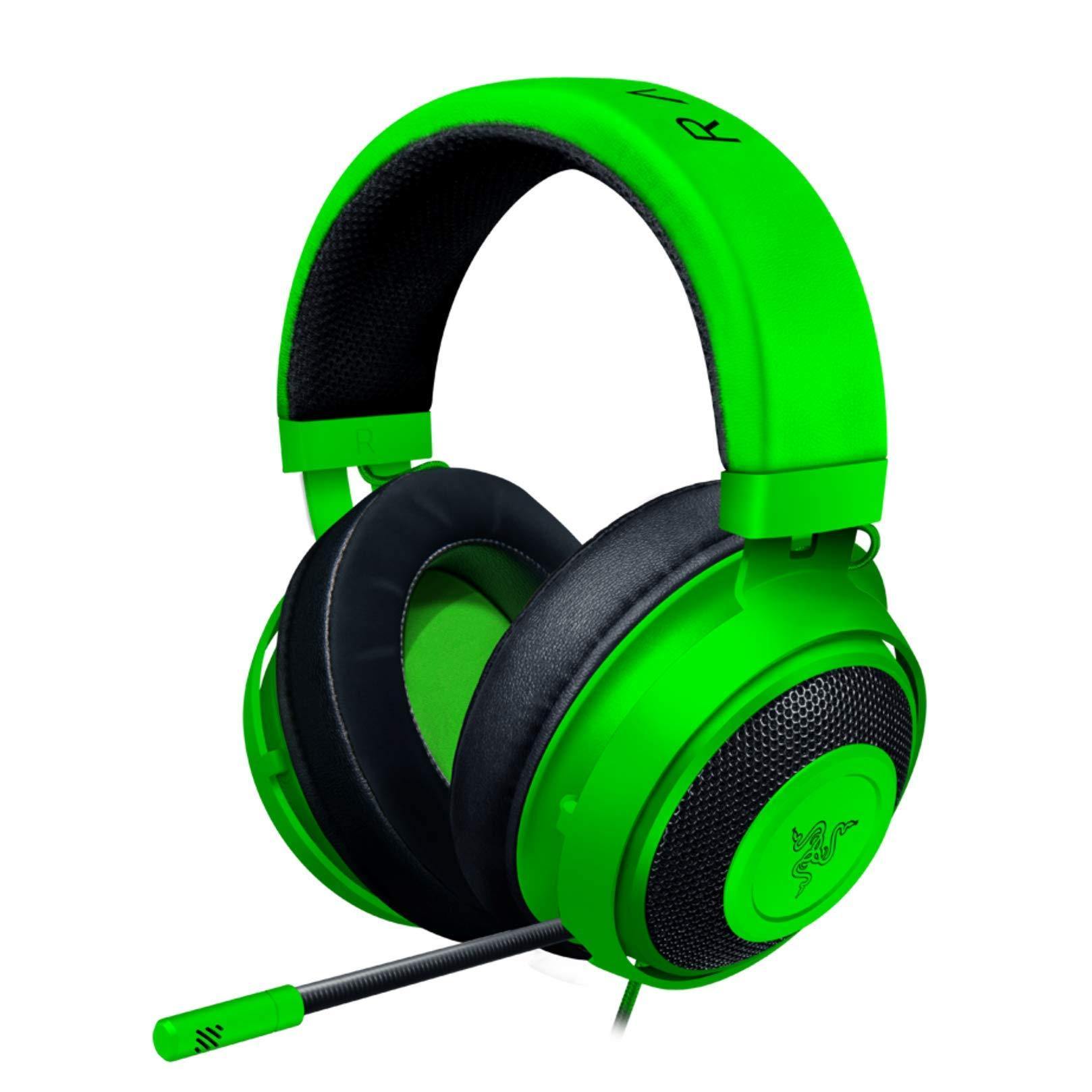 Razer Kraken Gaming Headset: Lightweight Aluminum Frame, Retractable Noise Isolating Microphone - JOY2ESpree