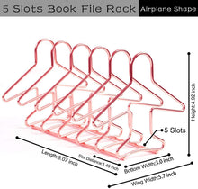 
                        
                          Load image into Gallery viewer, File Sorter Organizer 5 Section Iron Wire Book Ends Magazine Holder Rack Desktop Book Stand to Storage Mail,Paper,Document,Folder,Record - JOY2ESpree
                        
                      