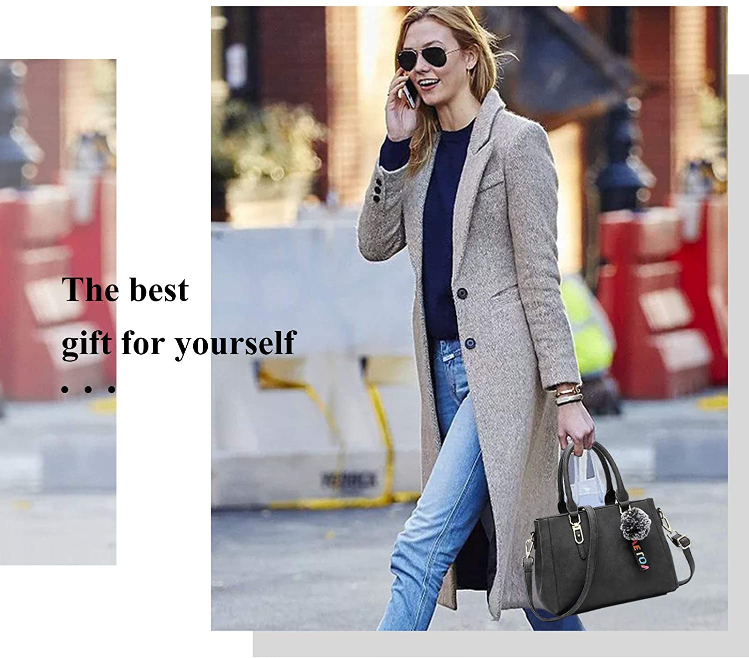 YNIQUE Satchel Purses and Handbags for Women Shoulder Tote Bags