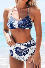 
                        
                          Muat gambar ke penampil Galeri, CUPSHE Women's High Waisted Bikini Floral Lace Up Two Piece Swimsuits
                        
                      