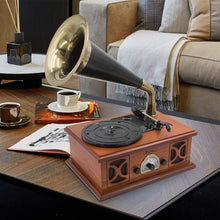 
                        
                          गैलरी व्यूवर में इमेज लोड करें, LP&amp;NO.1 Record Player, Classic Bluetooth Turntable with USB Recording - JOY2ESpree
                        
                      