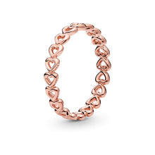 
                        
                          Load image into Gallery viewer, Pandora Jewelry Band of Hearts Pandora Rose Ring - JOY2ESpree
                        
                      