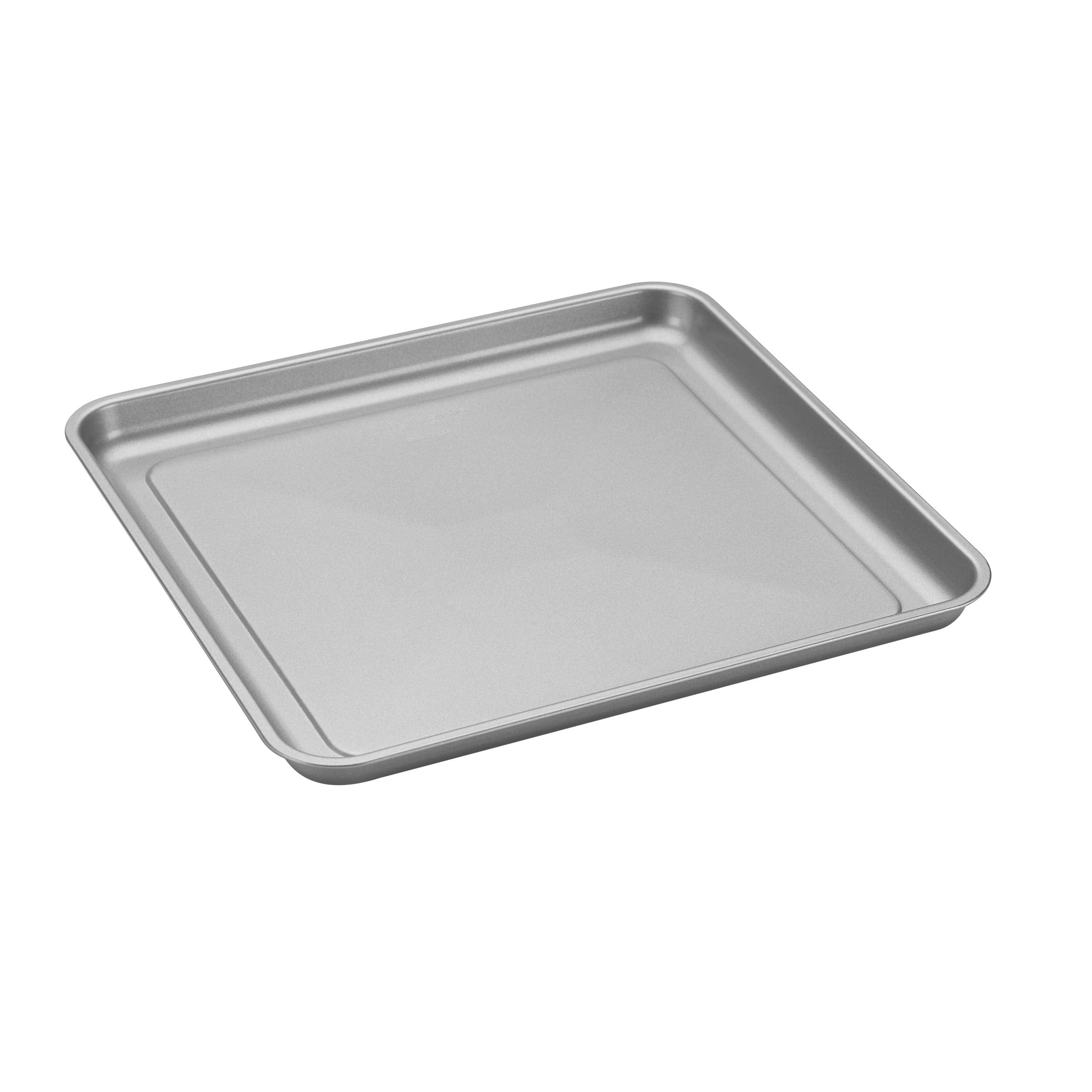 Cuisinart AMB-TOBCS Toaster Oven Baking Pan, Silver, 11.2"(l) x 10.7"(w) x 0.8"(h) - JOY2ESpree