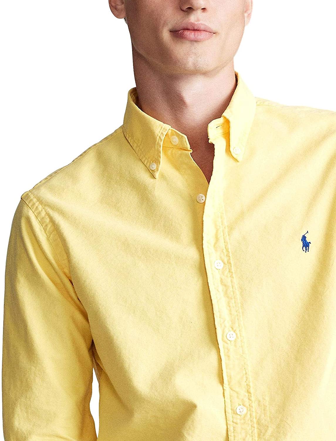 Ralph Lauren Mens Logo Button-Down Dress Shirt