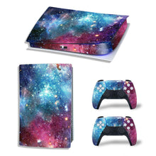 
                        
                          Load image into Gallery viewer, DOMILINA PS5 Skin Stickers, Full Body Vinyl Decal Cover for Playstation 5 Digital Edition Console &amp; Controllers - Galaxy - JOY2ESpree
                        
                      