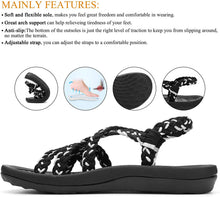 
                        
                          Muat gambar ke penampil Galeri, MEGNYA Women's Comfortable Walking Sandals with Arch Support Waterproof for Walking/Hiking/Travel/Wedding/Water Spot/Beach
                        
                      
