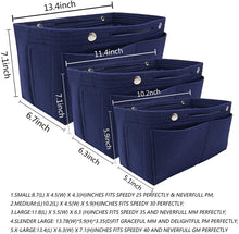 
                        
                          將圖片載入圖庫檢視器 Felt Purse Organizer Insert Bag organizer Multi Pocket Bag in Bag Organizer Shaper
                        
                      