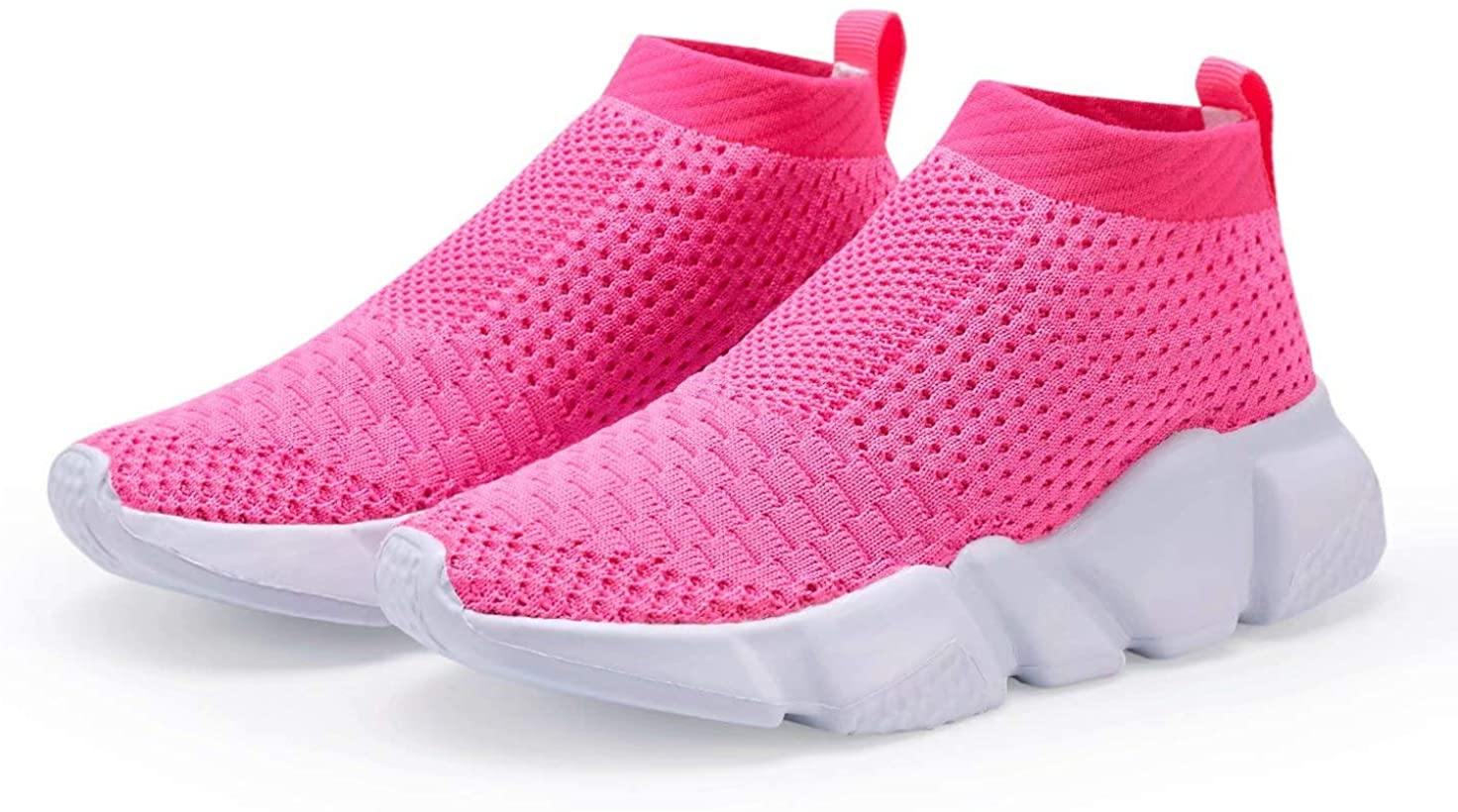 YAVY Kids Sock Sneakers for Boys and Girls Tennis Sock Shoes Lightweight Running Shoes Breathable Casual Sports Shoes - JOY2ESpree