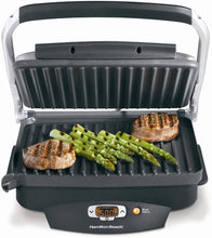 
                        
                          將圖片載入圖庫檢視器 Hamilton Beach Steak Lover's Electric Indoor Searing Grill, Nonstick 100 Square, Stainless Steel (25331), Black and Stainless, Medium - JOY2ESpree
                        
                      