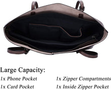 
                        
                          Cargar imagen en el visor de la galería, K.EYRE Women's Soft Faux Leather Tote Bag Purse Handbags Wallet Tote Shoulder Bag Purse Large Capacity
                        
                      