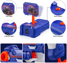 
                        
                          將圖片載入圖庫檢視器 PlayFleur USB Shooting Target for Nerf Guns Toys, Electronic Auto Scoring Reset Digital Targets, Ideal Gift Toy for 5,6,7,8,9,10+ Years Old Kids Boys &amp; Girls
                        
                      