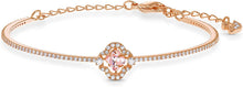 
                        
                          Muat gambar ke penampil Galeri, SWAROVSKI Women's Sparkling Dance Clover Jewelry Collection, Rose Gold Tone Finish, Pink Crystals, Clear Crystals - JOY2ESpree
                        
                      