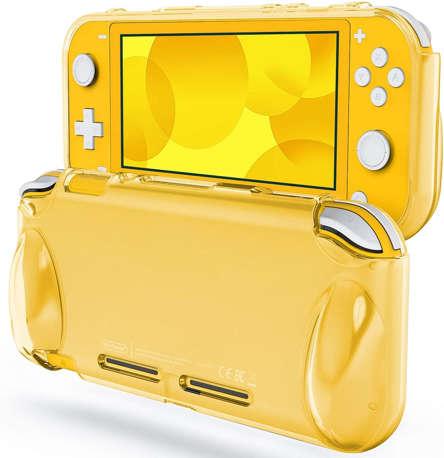 JETech Protective Case for Nintendo Switch Lite 2019, Grip Cover with Shock-Absorption and Anti-Scratch Design, HD Clear - JOY2ESpree