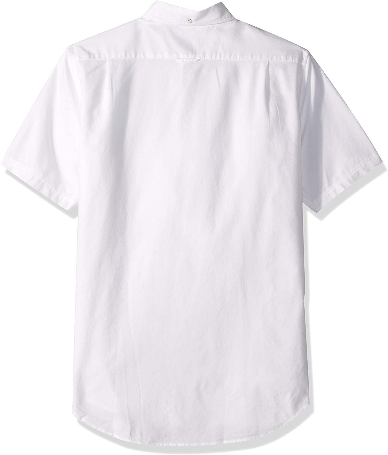 GANT Men's The Fitted Oxford Short Sleeved Shirt - JOY2ESpree