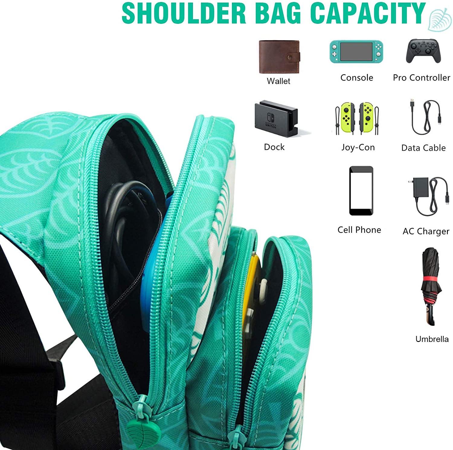 LYCEBELL Switch Travel Bag for Nintendo Switch Compatible with Nintendo Switch - JOY2ESpree