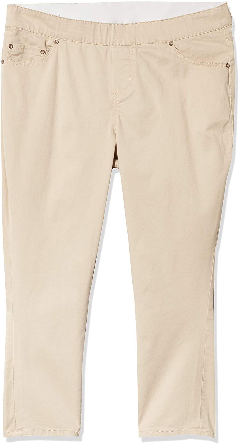 Jag Jeans Women's Plus Size Maya Skinny Pull on Crop Pant