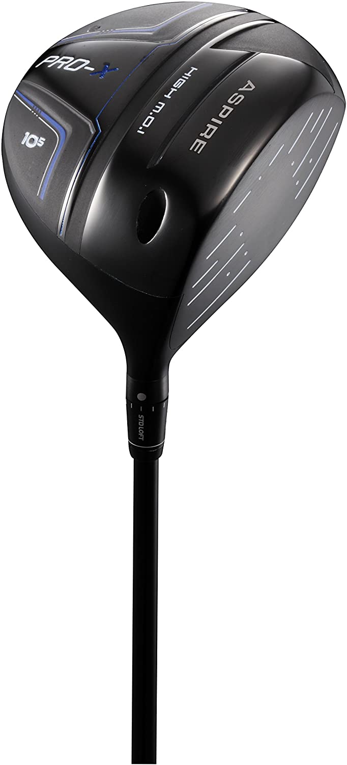 Aspire Pro-X Men's Titanium Face Adjustable 460cc Golf Driver Right Hand - Regular OR Stiff Flex Graphite - JOY2ESpree