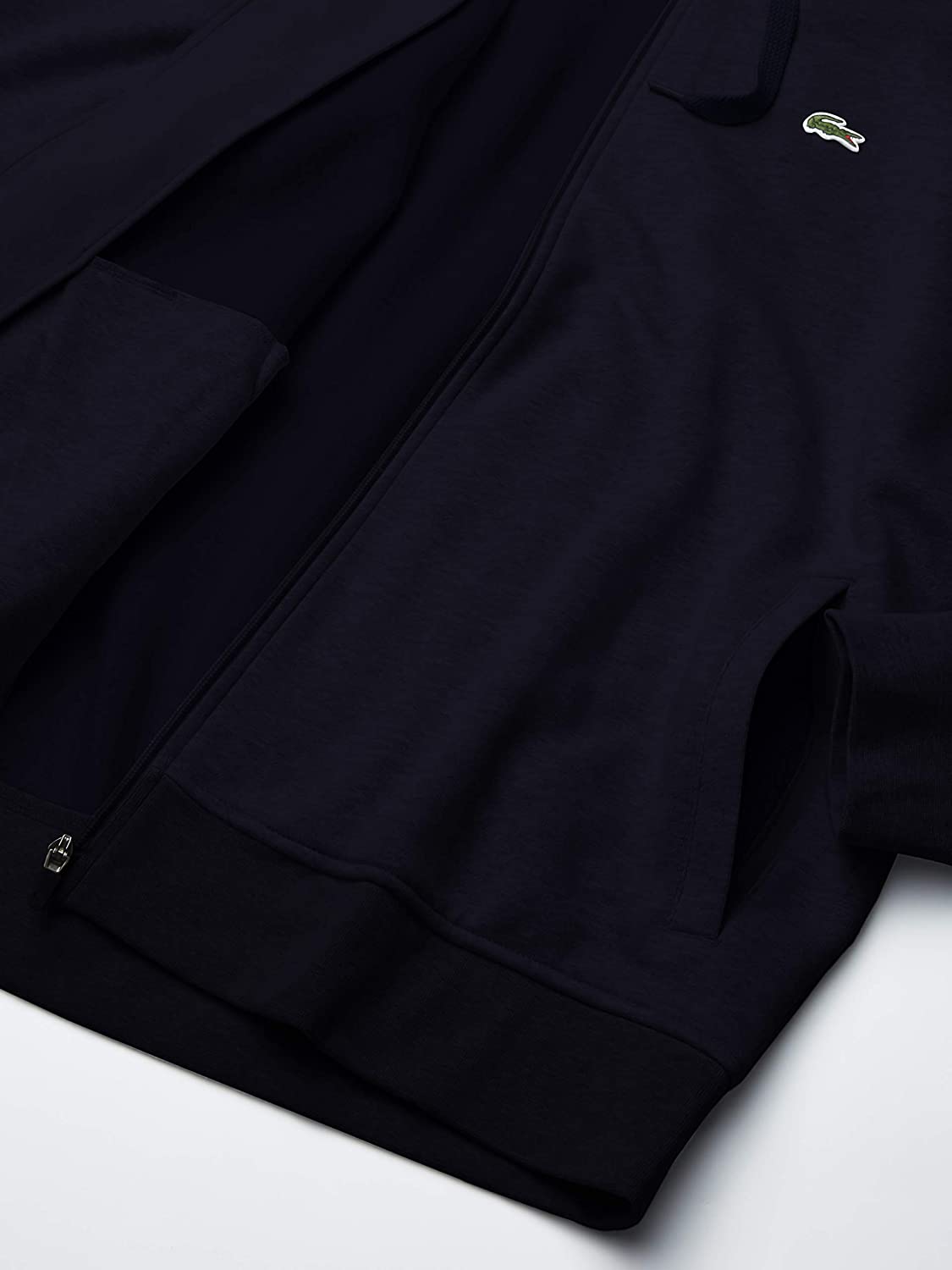 Lacoste Mens Sport Long Sleeve Fleece Full Zip Hoodie Sweatshirt