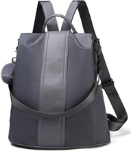 
                        
                          Load image into Gallery viewer, Women Backpack Purse Waterproof Nylon Anti-theft Rucksack Lightweight Shoulder Bag
                        
                      