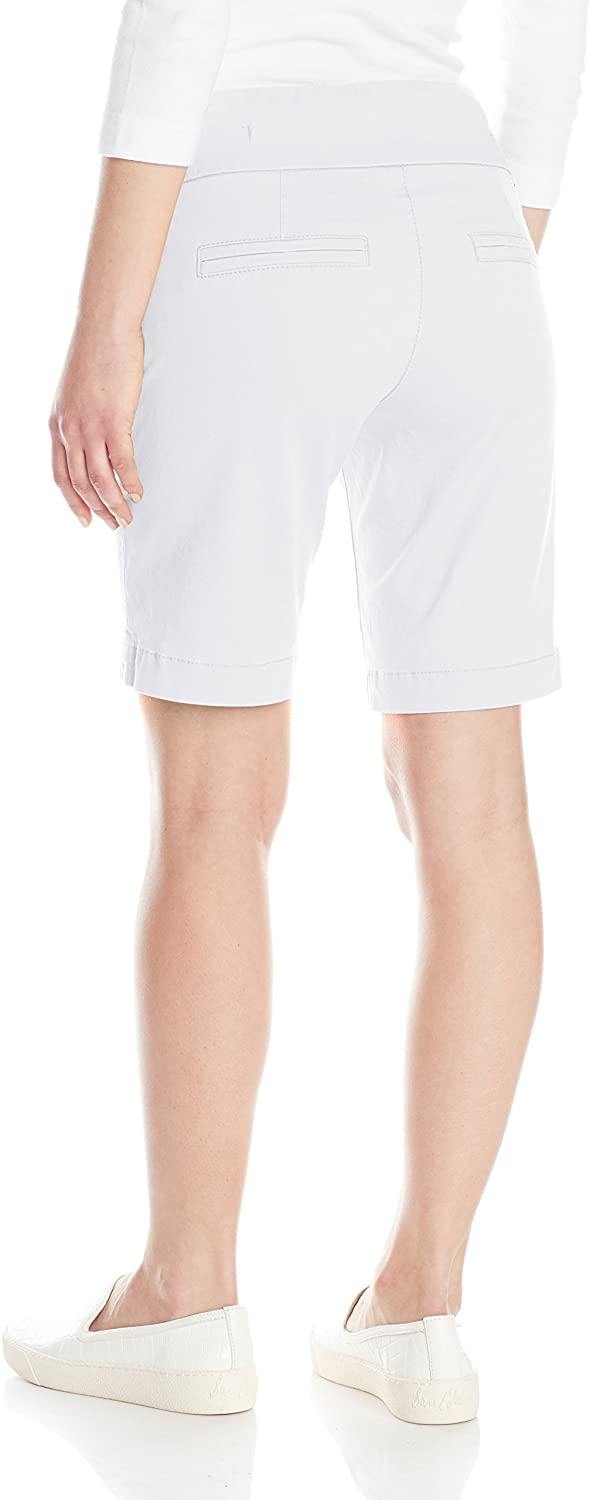 Jag Jeans Women's Petite Ainsley Pull On Twill Bermuda