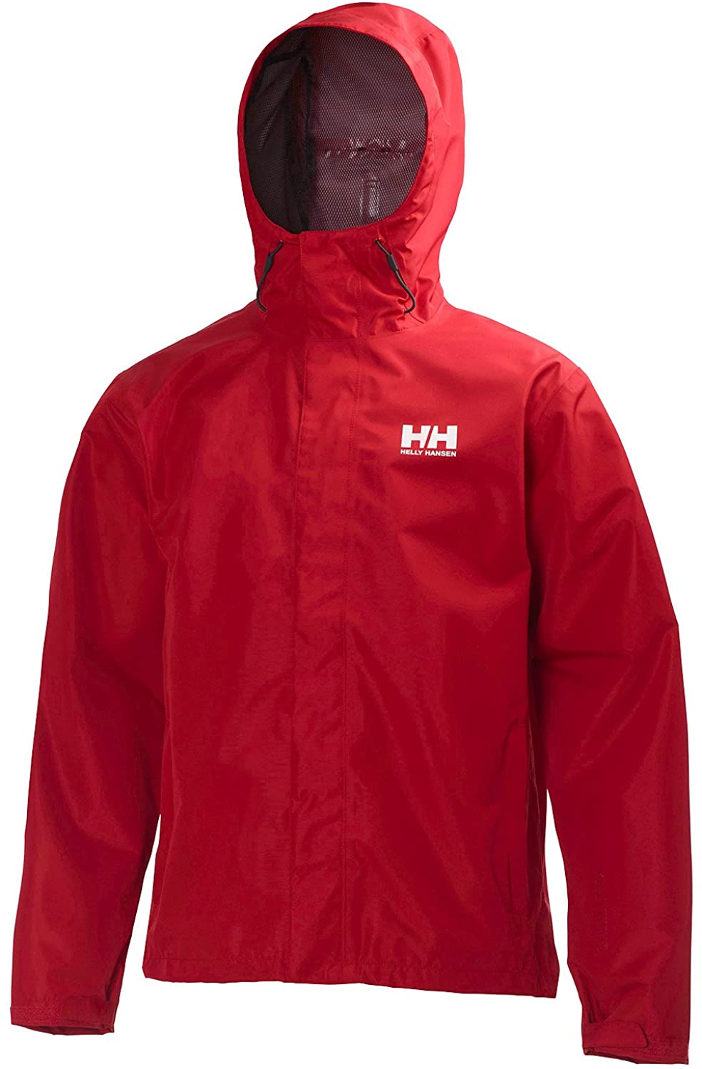 Helly Hansen Men's Seven J Waterproof, Windproof, and Breathable Rain Jacket with Hood