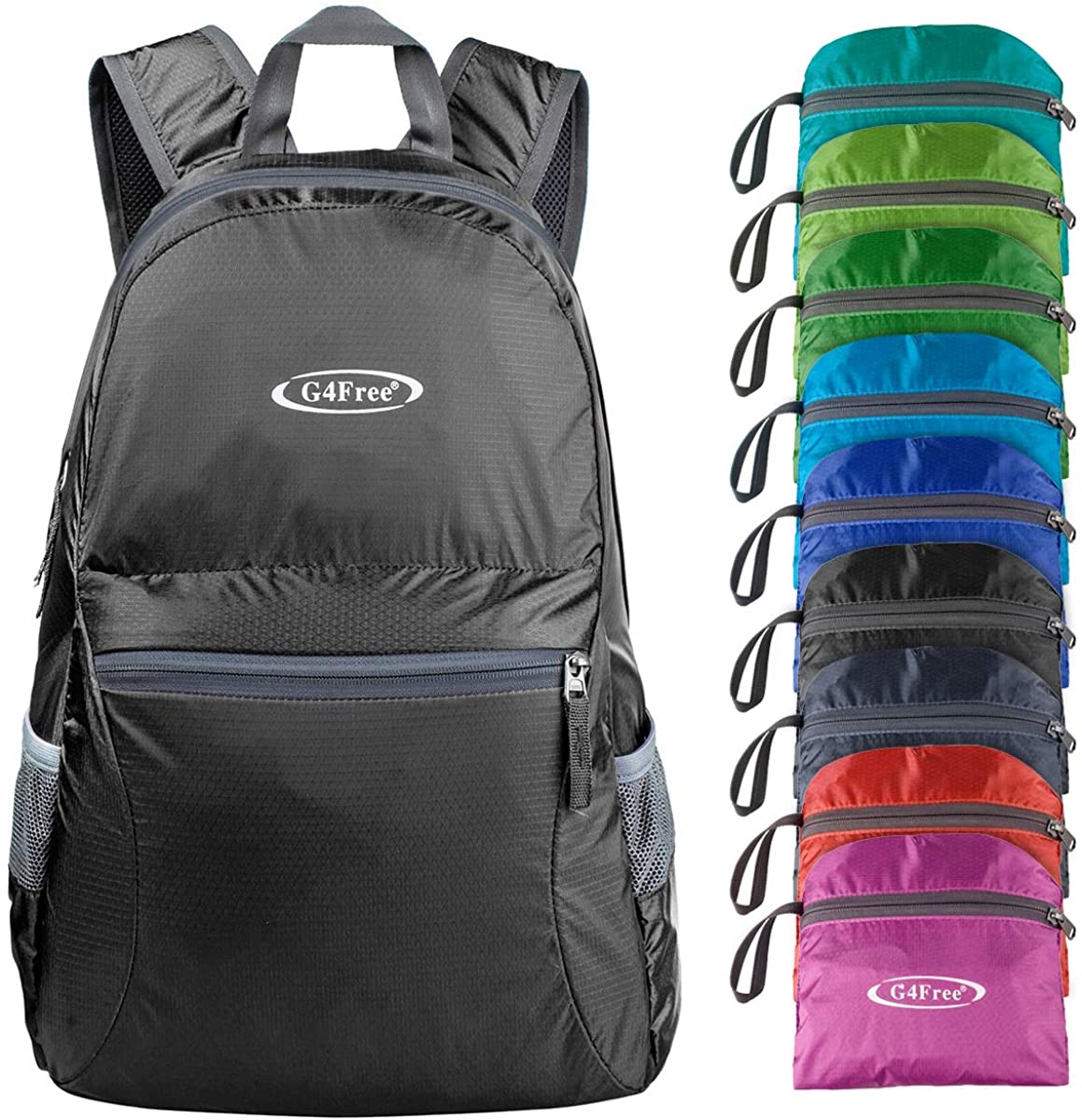 G4Free Ultra Lightweight Packable Backpack Travel Hiking Daypack Handy Foldable Water Resistant Camping Outdoor Backpack