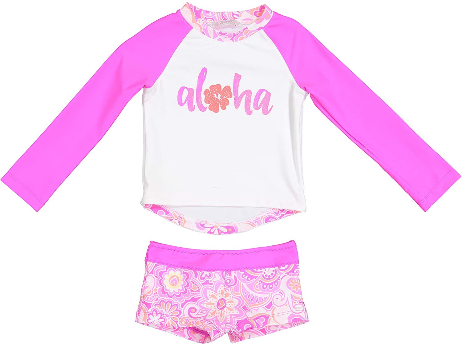 Tommy Bahama Girls' 2-Piece Shirt and Bikini Bottom Swim Set