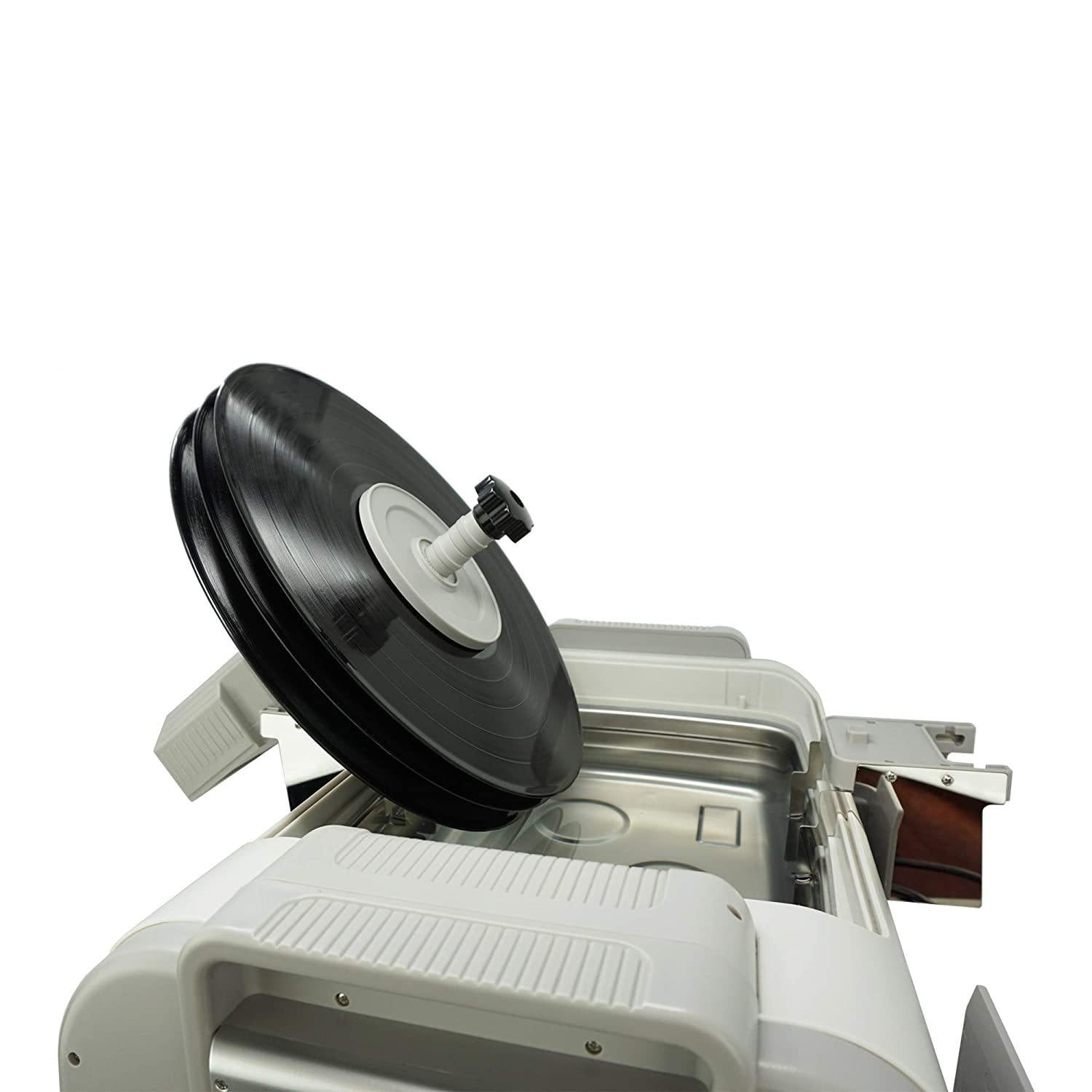 iSonic P4875II+MVR10 Motorized Ultrasonic Vinyl Record Cleaner, 110V (10-Records) - JOY2ESpree
