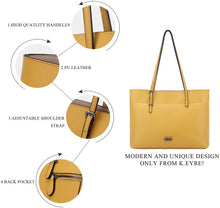 
                        
                          Cargar imagen en el visor de la galería, K.EYRE Women's Soft Faux Leather Tote Bag Purse Handbags Wallet Tote Shoulder Bag Purse Large Capacity
                        
                      