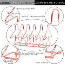 
                        
                          Load image into Gallery viewer, File Sorter Organizer 5 Section Iron Wire Book Ends Magazine Holder Rack Desktop Book Stand to Storage Mail,Paper,Document,Folder,Record - JOY2ESpree
                        
                      