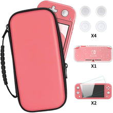 
                        
                          Cargar imagen en el visor de la galería, DLseego Carrying Case for Nintendo Switch lite, Newest Design Portable Travel Carrying Case 4 in 1 Accessories Kit with 1 Pcs Glitter case - JOY2ESpree
                        
                      