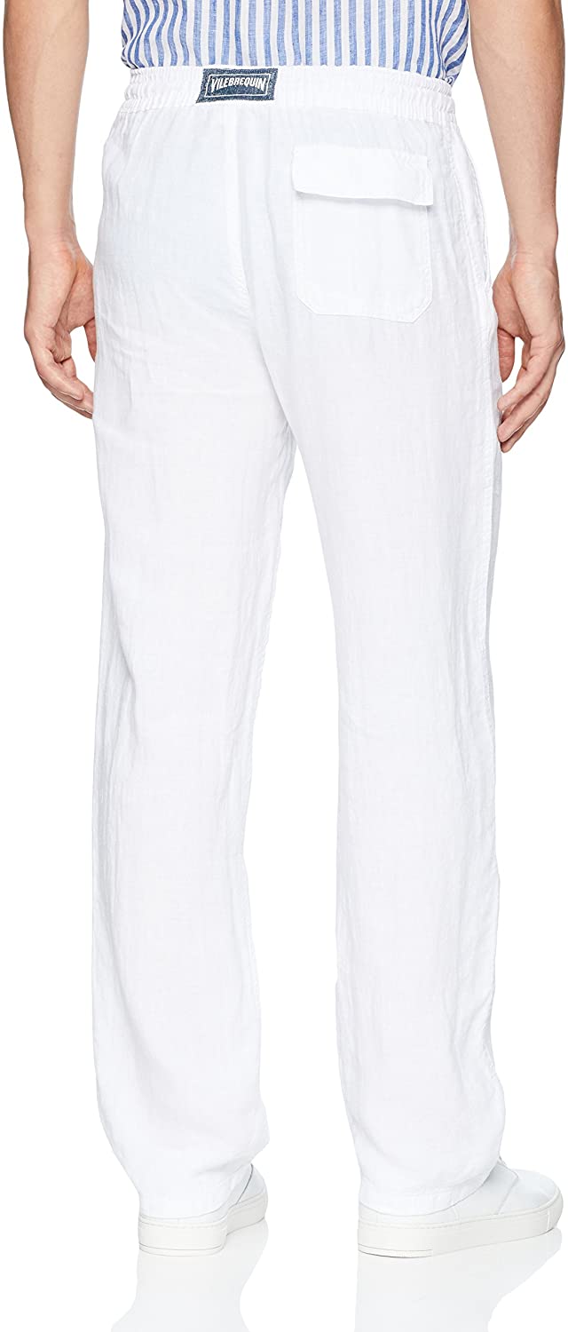 Vilebrequin Men's Solid Linen Pants-M