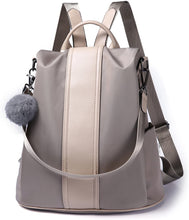 
                        
                          Load image into Gallery viewer, Women Backpack Purse Waterproof Nylon Anti-theft Rucksack Lightweight Shoulder Bag
                        
                      