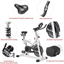 
                        
                          將圖片載入圖庫檢視器 IDEER LIFE Exercise Bike Stationary Indoor Cycling Bicycle, Stationary Spin Bike - JOY2ESpree
                        
                      