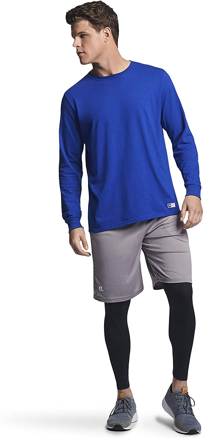 Russell Athletic Men's Cotton Performance Long Sleeve T-Shirts