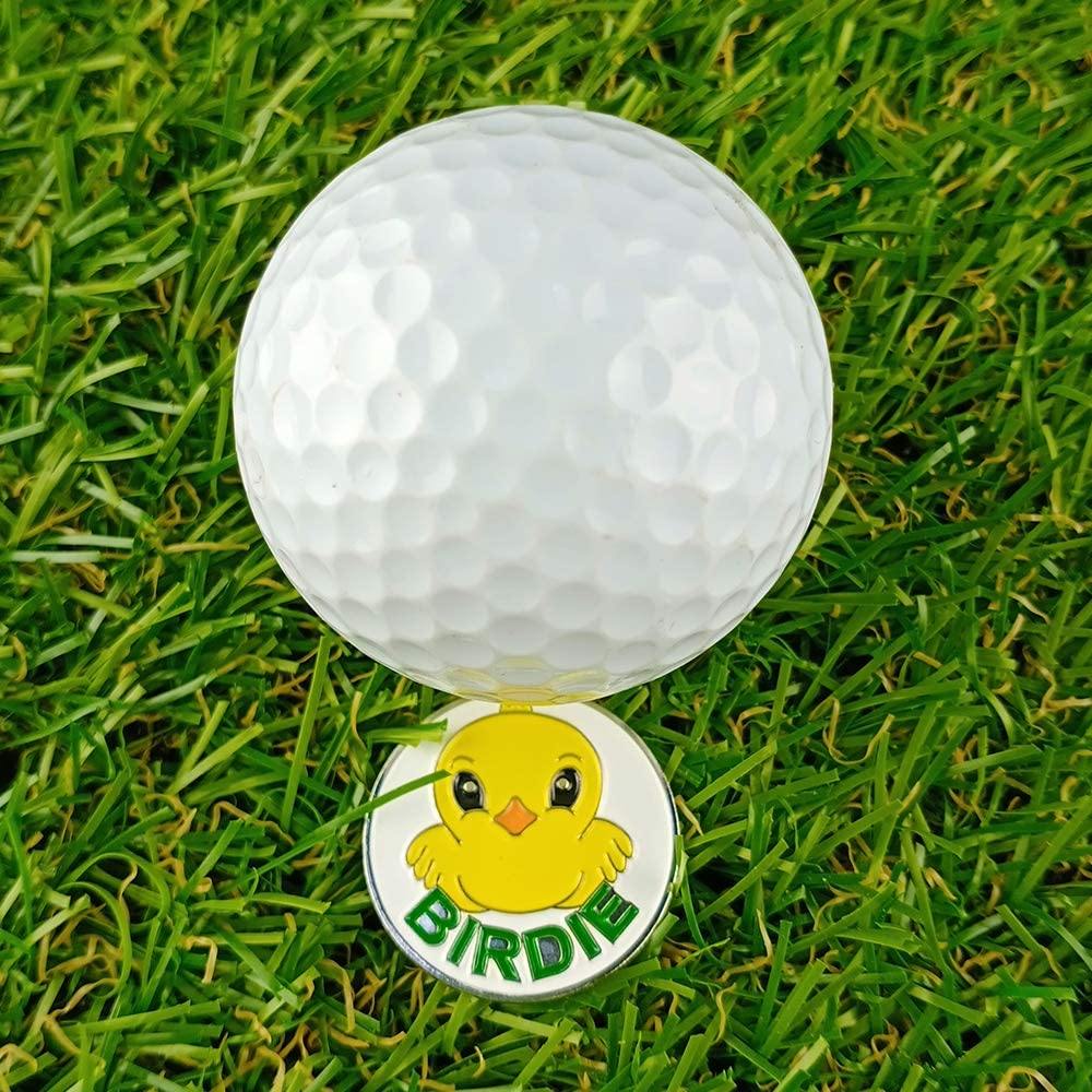 GOLTERS Golf Ball Markers Golf Markers Golf Gifts Clips Pack of 6 - JOY2ESpree