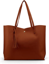 
                        
                          Cargar imagen en el visor de la galería, Oct17 Women Large Tote Bag - Tassels Faux Leather Shoulder Handbags, Fashion Ladies Purses Satchel Messenger Bags
                        
                      