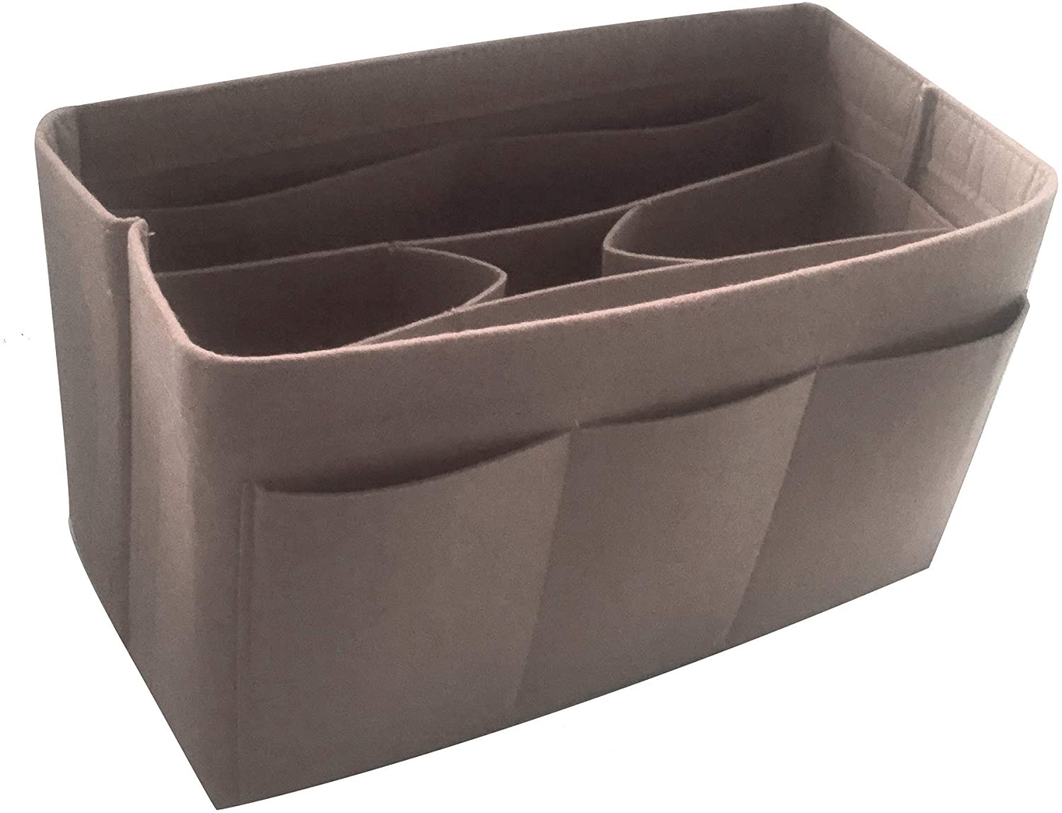 Felt Tote Bag Organizer Insert with Pockets, Handbag Purse Shaper, fits Neverfull, Speedy, Longchamp, etc.
